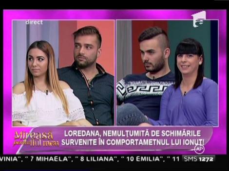 Loredana, nemulţumită de schimbările survenite în comportamentul lui Ionuţ