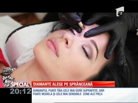 Diamantele și-au găsit loc și în cosmetică. Acum poți să ai sprâncene de invidiat în fiecare zi. Uite cum