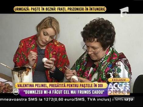 Valentina Pelinel, pregătită de Paștele în doi