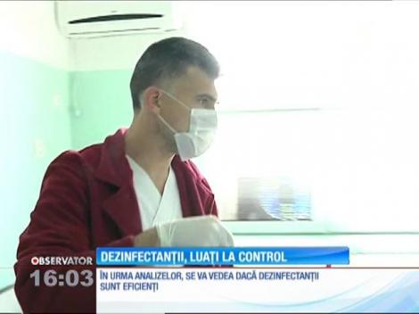 Controale în toate spitalele din ţară, după ce jurnaliştii au descoperit că dezinfectanţii folosiţi au fost diluaţi