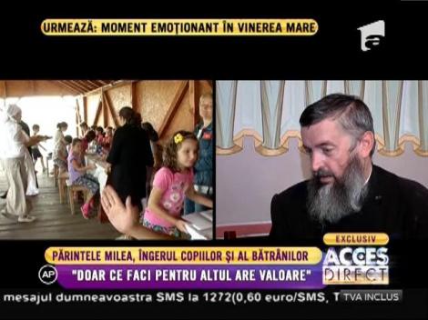 Părintele Mihail Milea, îngerul copiilor și al bătrânilor