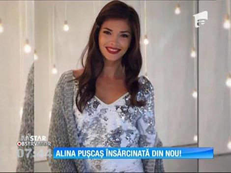 Alina Puşcaş va deveni mamă pentru a doua oară