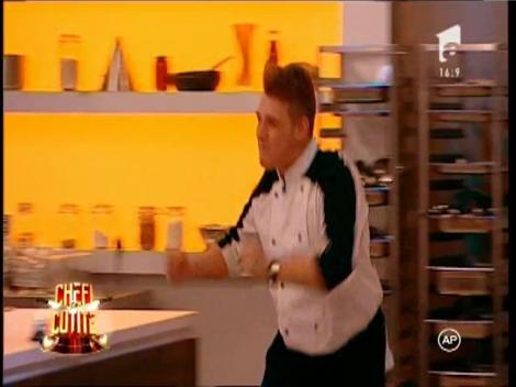 Chef Florin Dumitrescu este cuprins de emoții