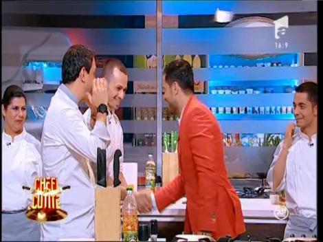 Nea Marin, vizită în bucătărie