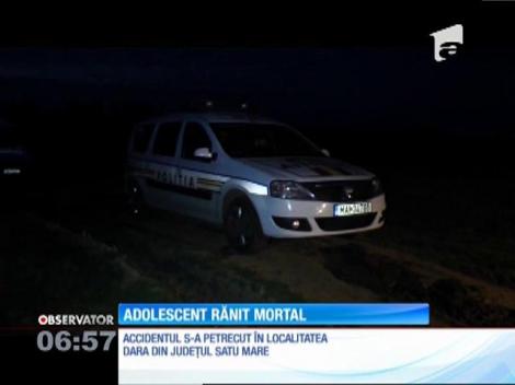 Adolescent rănit mortal pe un drum din judeţul Satu Mare