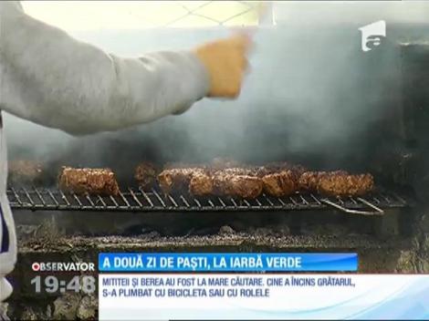 Bucureștenii au încins grătarele în a doua zi de Paști