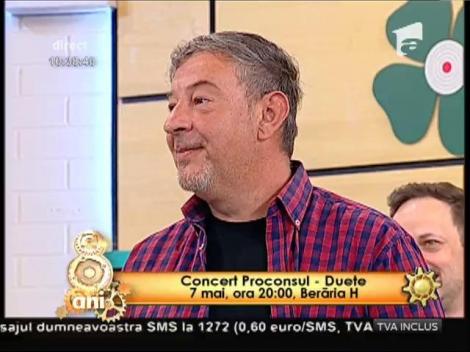 Atenție, chiar se cântă! Răzvan, duet cu Bodo de la Proconsul, la concertul trupei