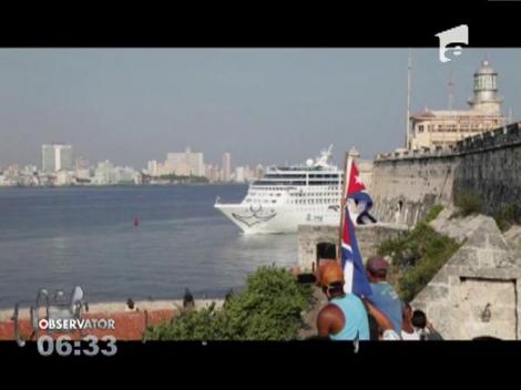 După mai bine de 50 de ani, la Havana a acostat o navă de croazieră americană