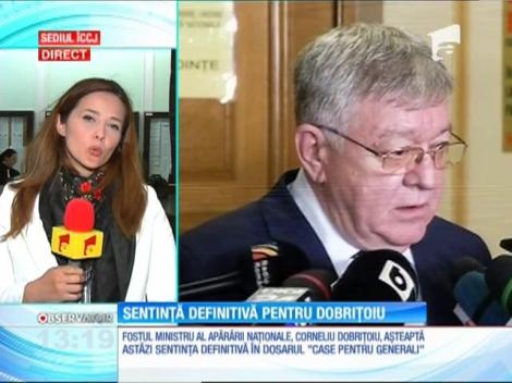Sentință definitivă pentru Corneliu Dobriţoiu, fostul ministru al Apărării