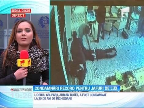 Adrian Botez, liderul grupării "Academia infractorilor", condamnat la 30 de ani de închisoare