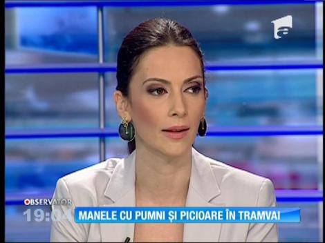 Scandal cu manele şi cuţite, într-un tramvai din Bucureşti