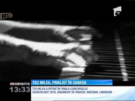 Pianistul român Teo Milea, finalist în Canada
