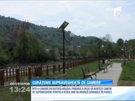 Curăţenie păstrată cu ajutorul camerelor de supraveghere