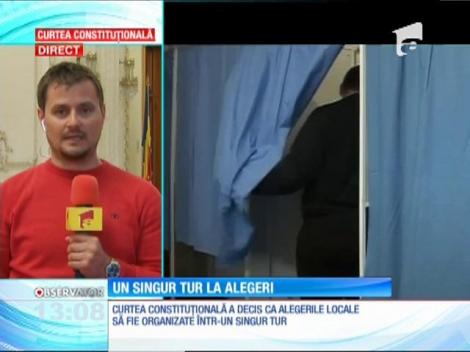 Nu mai mergem la vot de două ori! Primarii vor fi aleşi într-un singur tur