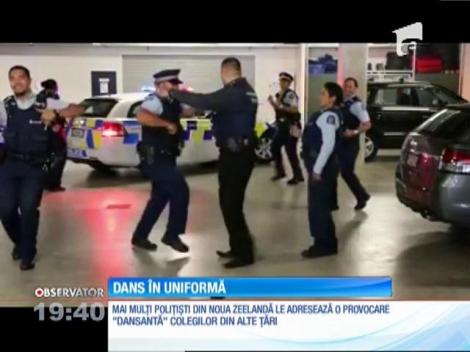 Provocarea "dansului" a fost lansată de poliţiştii neo zeelandezi
