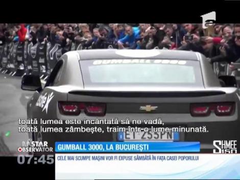 Cursa Gumball 3000, care adună pe cei mai bogați oameni din lume, se oprește la București