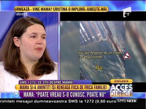 Mama naturală a Cristinei: "Nu e fiica mea. Nu am nicio fată pe care am părăsit-o!"