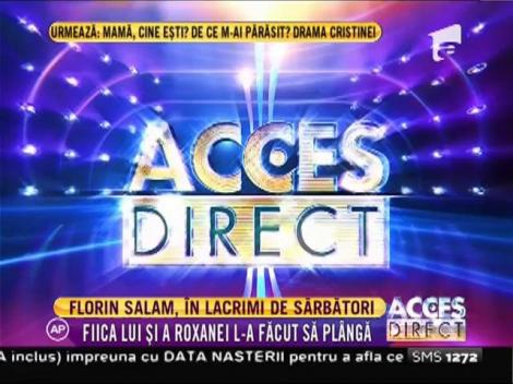 Florin Salam a vărsat lacrimi chiar de Sfintele Sărbători