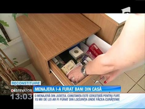 O menajeră din județul Constanța este cercetată pentru furt