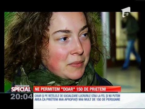 SPECIAL! Creierul poate percepe maximum 150 de persoane apropiate