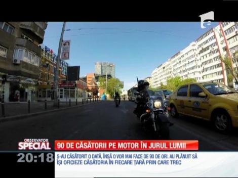 SPECIAL! 90 de căsătorii pe motor în jurul lumii