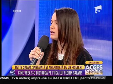 Betty Salam, protagonista unui şantaj!
