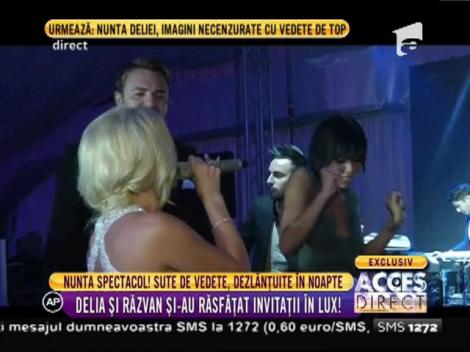Nunta spectacol! Delia şi Răzvan şi-au răsfăţat invitaţii!