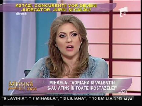 Mireala Boureanu Vaida: ”Înțeleg că ați fost în ipostaze atât de tandre, încât ați avut nevoie de șervețele!”. Mihaela: ”S-au atins în toate ipostazele!”