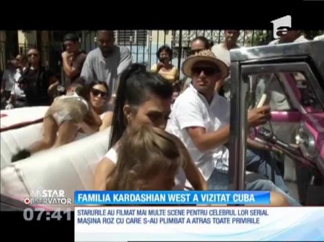 Familia Kardashian West, vizită opulentă în Cuba