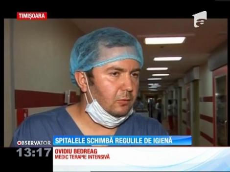 Spitalele schimbă regulile de igienă