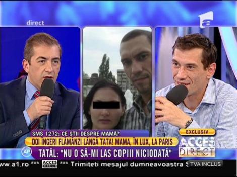 Tatăl celor doi îngeri părăsiţi de mamă: "Nu o să-mi las copiii niciodată!"