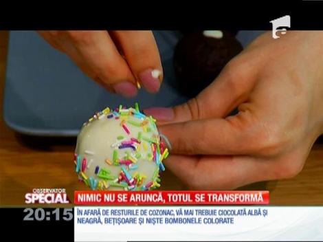 Special! Cum transformaţi cozonacul &icirc;n prăjiturele pe băţ. Vă arată Anca Lungu