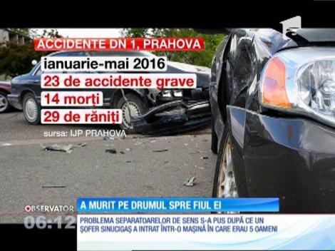 A murit pe drumul spre fiul ei