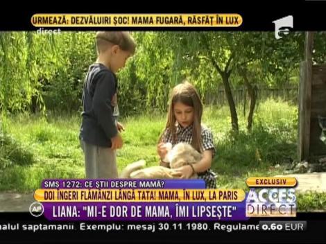 Doi îngeri flămânzi, crescuţi de tată! Mama lor fugară se răsfaţă în lux, la Paris