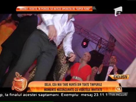 Delia Matache a dansat desculţă la nuntă! Uite cum s-a dezlănţuit alături de Pepe