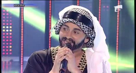 Paula Chirilă se transformă în Hussain Al Jassmi - "Boshret Kheir"