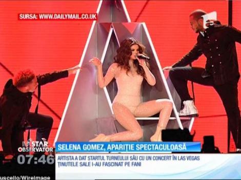 Selena Gomez, apariţie de senzaţie la primul său turneu muzical din ultimii trei în ani