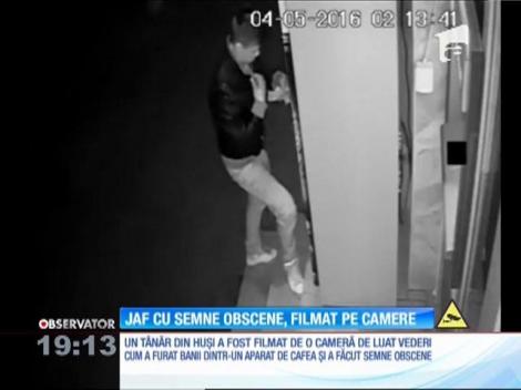 Jaf încheiat cu semne obscene, în Huşi