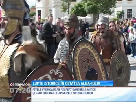 Lupte istorice impresionante se ţin în Cetatea de la Alba Iulia