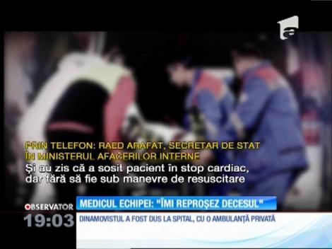 Medicul echipei Dinamo îşi reproşează decesul lui Patrick Ekeng