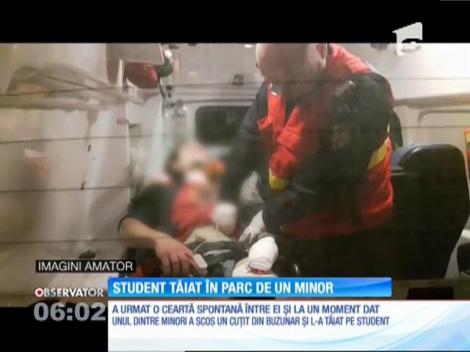 Un student a fost înjunghiat la doi paşi de sediul Guvernului