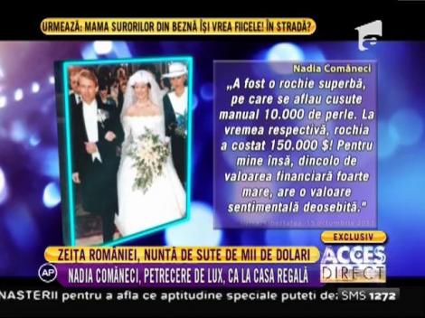 Nadia Comăneci, petrecere de lux, ca la casa regala