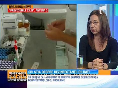 Noi dezvăluiri halucinante din scandalul dezinfectanților. SRI știa de loturile cu probleme