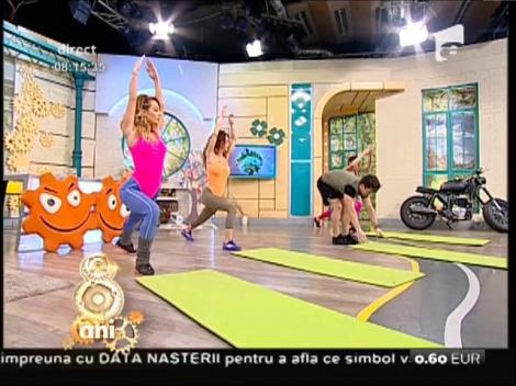 Fitness la Neatza! Amalia? Mirunaa? Flaviaaaa? Mix de mișcări care dau libertate corpului: Încearcă-le acasă!