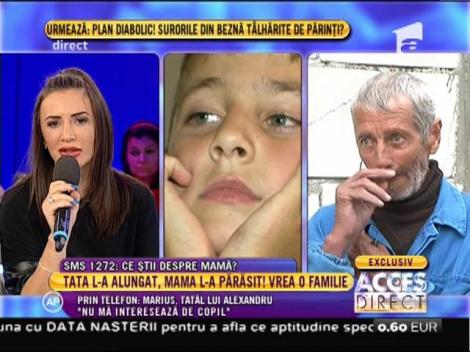 Tatăl băiatului părăsit de mamă: "Nu mă interesează de copil"