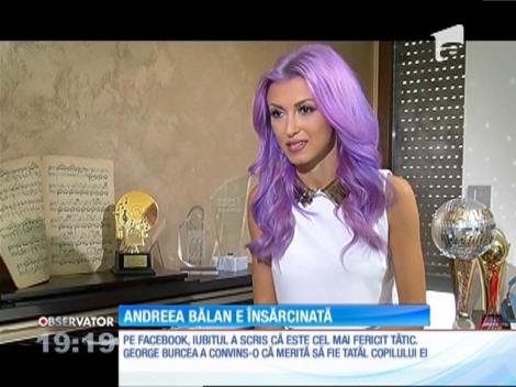 Andreea Bălan este însărcinată! Anunţul l-a făcut pe Facebook