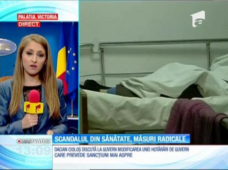 Premierul a anunţat primele măsuri legate de situaţia dezinfectanţilor din spitale