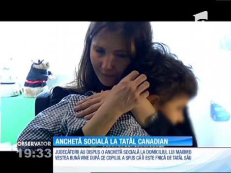 Speranţe pentru Anamaria Nedelcu! Anchetă socială la domiciliul soţului canadian