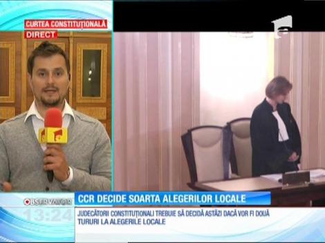 Judecătorii constituţionali decide soarta alegerilor locale