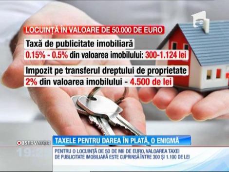 Legea dării în plată este boicotată de notari!